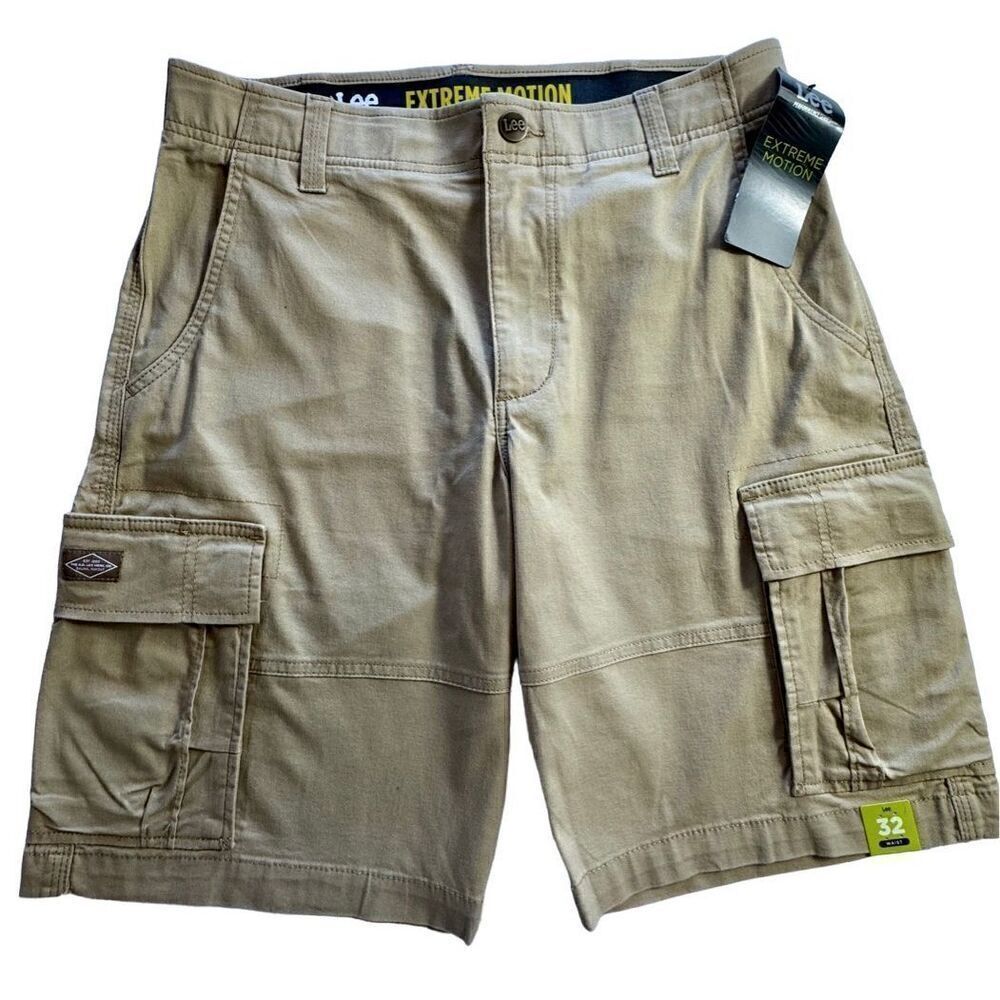 Lee Mens 32W Extreme Motion Carolina Cargo Shorts